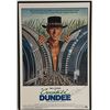 Image 1 : Paul Hogan signed Crocodile Dundee original mini poster custom framed