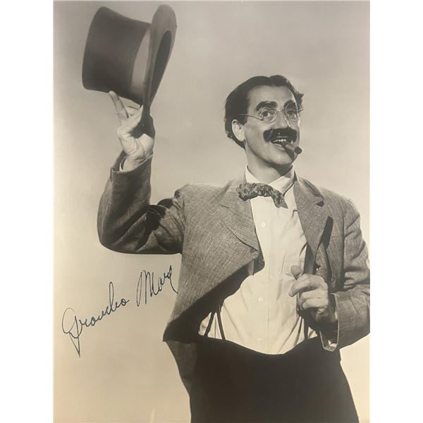 Groucho Marx signed photo