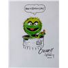 Image 1 : Oscar The Grouch sketch signed by Caroll Spinney