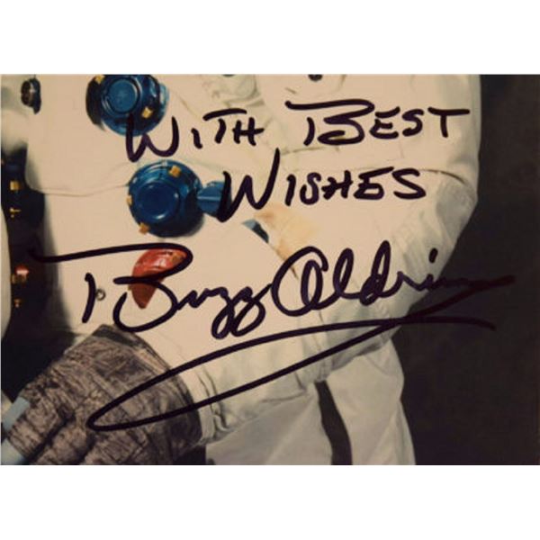 Buzz Aldrin signed photo