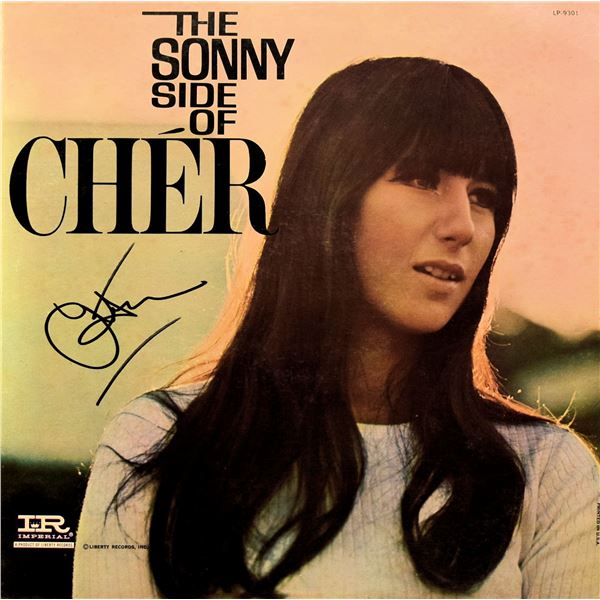 Cher The Sonny Side of Cher signed album
