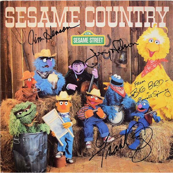 Sesame Street signed Sesame Country soundtrack
