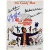Image 1 : Willy Wonka The Candy Man signed Sheet Music