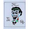 Image 1 : Bob Kane original hand drawn and signed Joker sketch