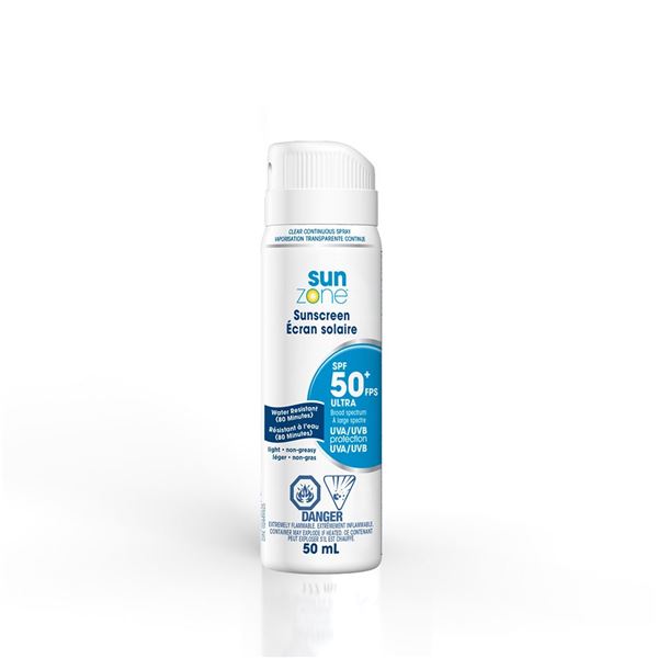 NEW CASE OF 12 SUNZONE SPF 50 CLEAR SPRAY
