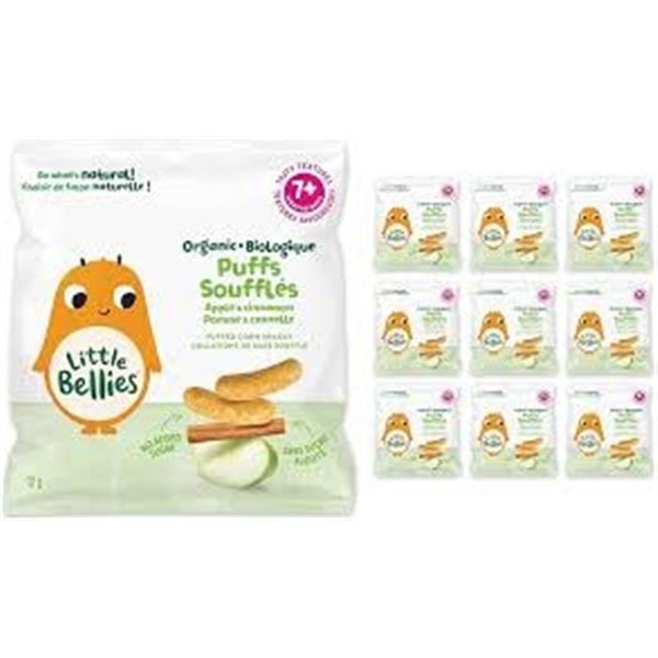 NEW REPACK 9 X 12G LITTLE BELLIES APPLE & CINNAMON