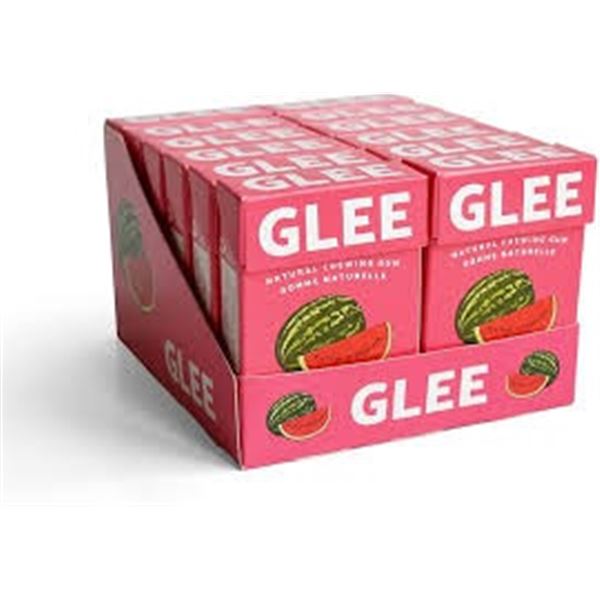 NEW 12 X 16 PIECES GLEE WATERMELON CHEWING GUM