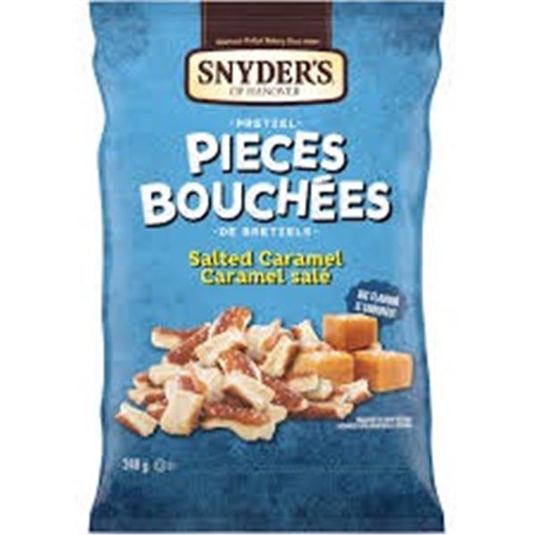 NEW 4 X 240G SNYDERS PRETZELS SALTED CARAMEL