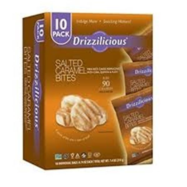 NEW 210G DRIZZILICIOUS SALTED CARAMEL BITES