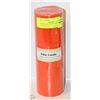 Image 1 : NEW PILLAR CANDLE 7.5CM X 22.8CM ORANGE