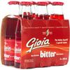 Image 1 : NEW 6 X 100ML GIOIA BITTER GLASS BOTTLE