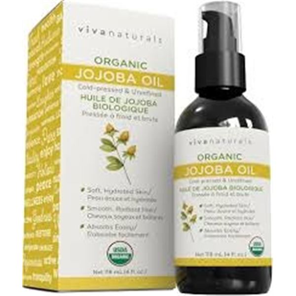 NEW 118ML VIVA NATURALS ORGANIC JOJOBA OIL