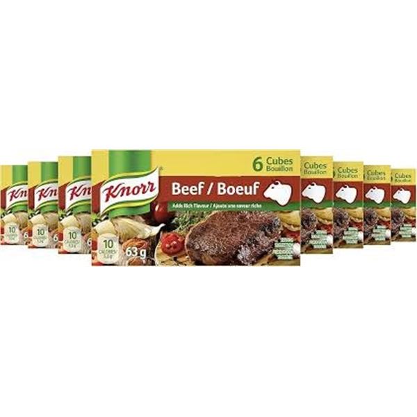 NEW 8 X 63G KNORR CUBE BEEF