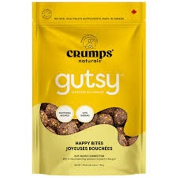 NEW 2 X 130G CRUMPS NATURALS GUTSY HAPPY BITES