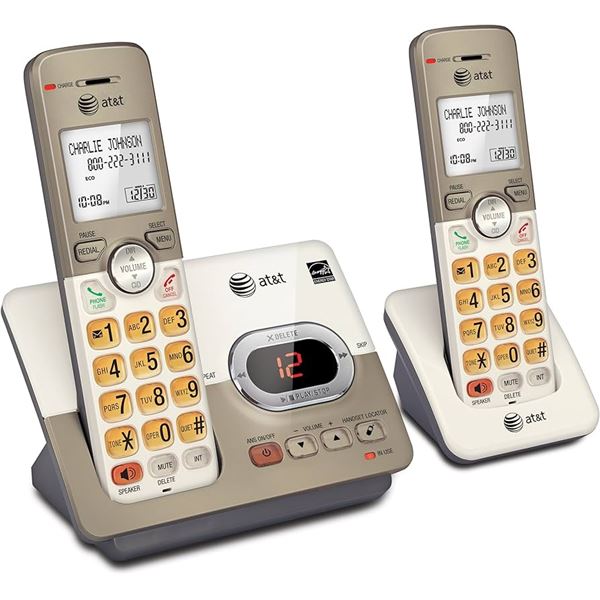 NEW AT&T 2 HANDSET PHONE SYSTEM WITH CALLER ID