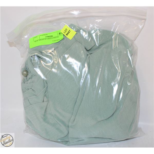 NEW MEDIUM GREEN DRESS