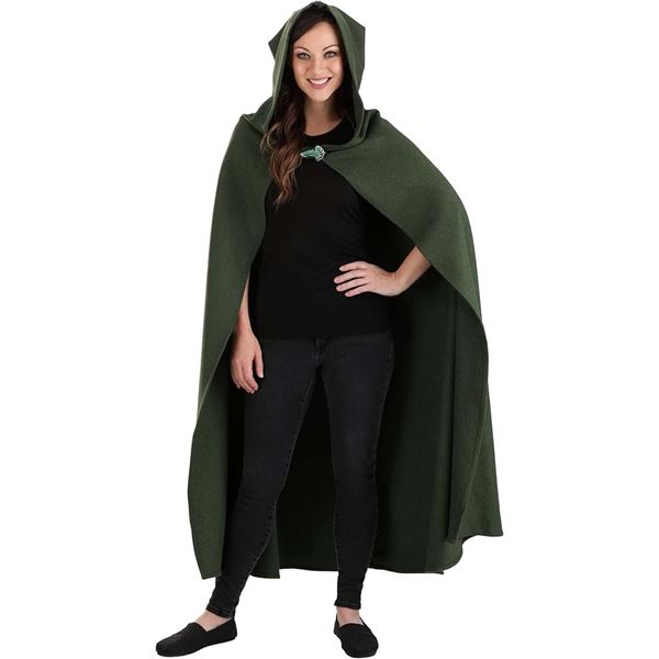 NEW RUBIES LORD OF THE RINGS GREEN CAPE STANDARD