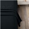 Image 1 : NEW TOUDOU SOFT BED SHEET BLACK TWIN