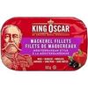 Image 1 : NEW 12 X 115G KING OSCAR BONELESS MACKEREL FILLETS