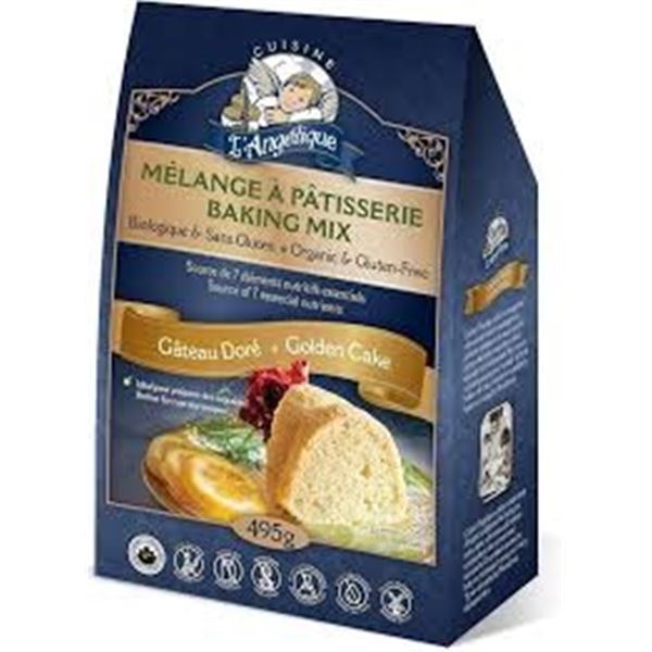 NEW 495G L'ANGELIQUE BAKING MIX GOLDEN CAKE