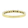 Image 6 : 14K Gold 0.53 ctw Alternating Round Brilliant Ruby & Diamond Prong Stack Band Ri