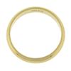 Image 5 : Solid 14k Gold 4.8mm Wide Domed Polished w/ Milgrain Stackable Wedding Band Ring