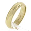 Image 6 : Solid 14k Gold 4.8mm Wide Domed Polished w/ Milgrain Stackable Wedding Band Ring
