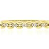 Image 3 : 6.5" 14k Yellow Gold 0.60 ctw Diamond Polished Open Bangle Bracelet w/ Clasp