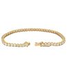Image 4 : 9.25 ctw Diamond Tennis Bracelet - 14KT Yellow Gold