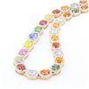 Image 2 : 44.56 ctw MultiColor Sapphire and 8.80 ctw Diamond 14K Yellow Gold Necklace