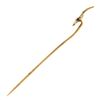 Image 4 : Antique Victorian 14K Rosy Yellow Gold Seed Pearl Fleur De Lis Stick Pin