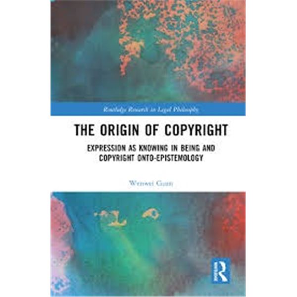 NEW HARDCOVER- THE ORIGIN OF COPYRIGHT