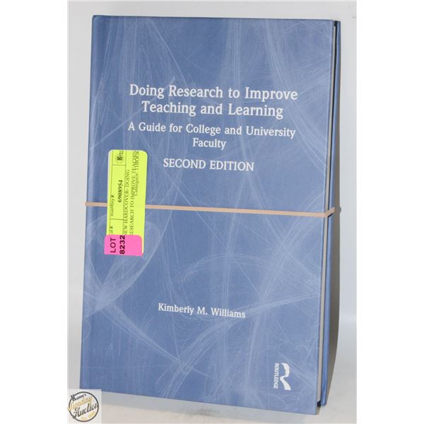 NEW HARDCOVER- DOING RESEARCH TO IMPROVE TEACHING