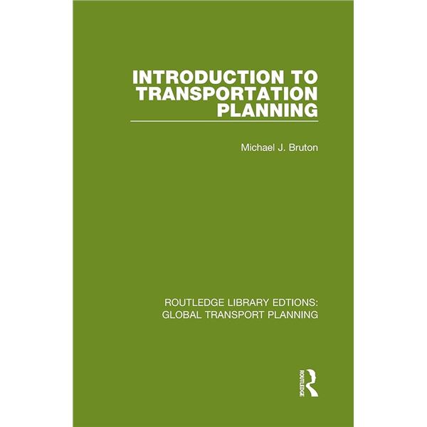 NEW HARDCOVER- INTRODUCTION TO TRANSPORTATION PLAN