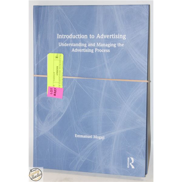 NEW HARDCOVER- INTRODUCTION TO ADVERTISING UNDERST