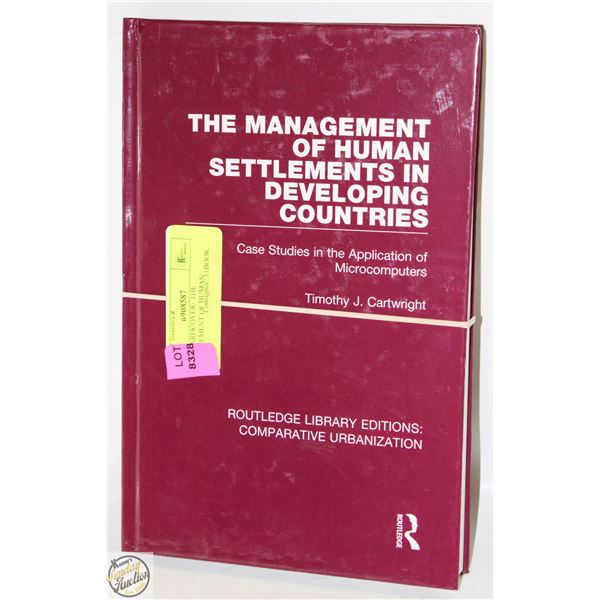NEW HARDCOVER- THE MANAGEMENT OF HUMAN SETTLEMENTS