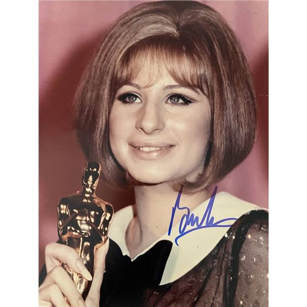 Barbra Streisand signed photo