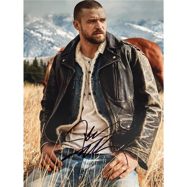 Justin Timberlake signed photo