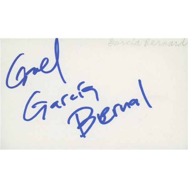 The Motorcycle Diaries Gael García Bernal signature cut