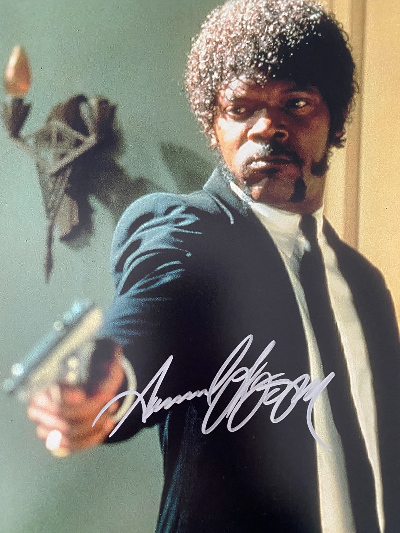 Pulp Signed Pulp Fiction Samuel Jackson signed photo
