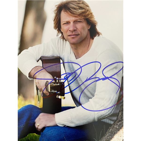 Jon Bon Jovi signed photo