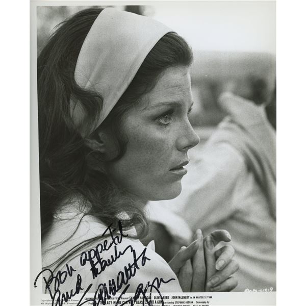 The Lady in the Car with Glasses and a Gun signed movie photo