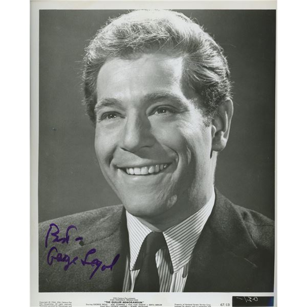 Just Shoot Me George Segal signed photo