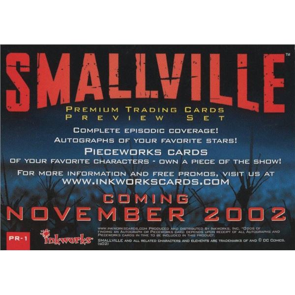 Smallville Michael Rosenbaum signed card