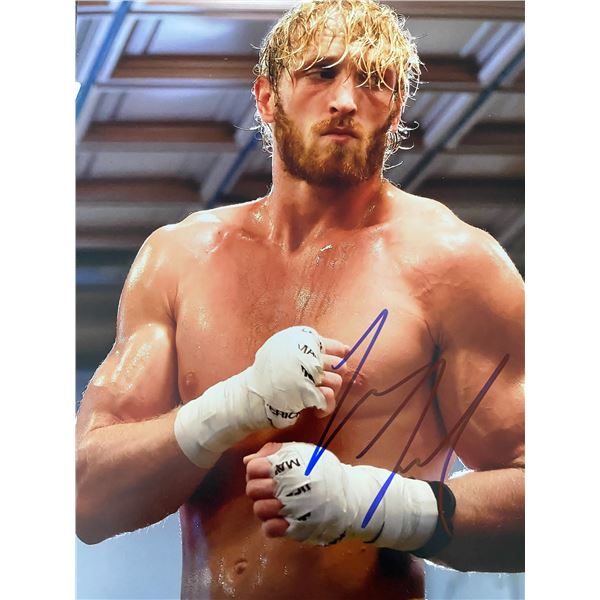 Logan Paul signed photo