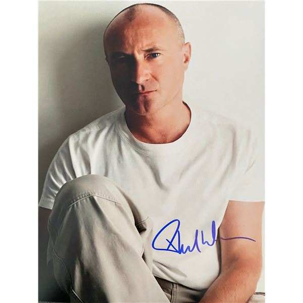 Phil Collins signed photo