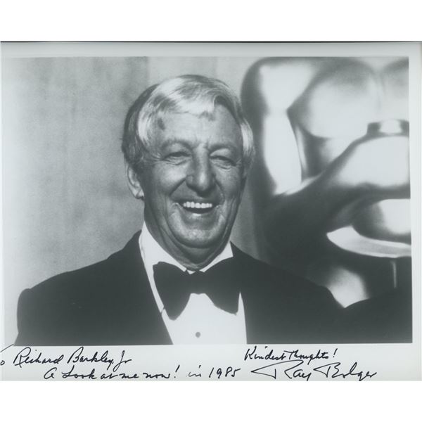 Wizard of Oz Scarecrow Ray Bolger signed photo
