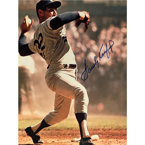 Sandy Koufax signed photo