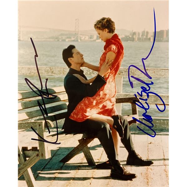 Sweet November Keanu Reeves and Charlize Theron signed movie photo