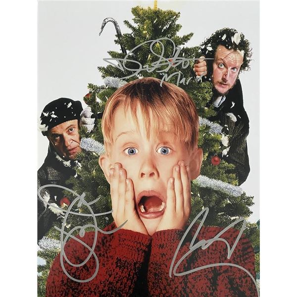 Home Alone cast signed movie photo